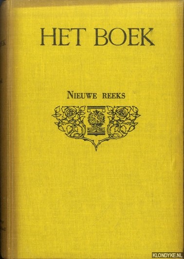 Diverse auteurs - Het Boek. Nieuwe reeks - 21e deel 1933