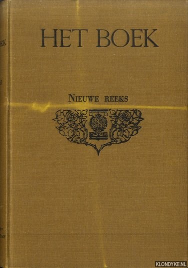 Diverse auteurs - Het Boek. Nieuwe reeks - 23e deel 1935-1936