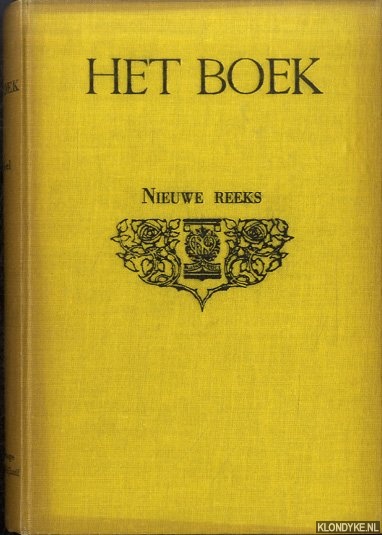 Diverse auteurs - Het Boek. Nieuwe reeks - 25e deel 1938-1939