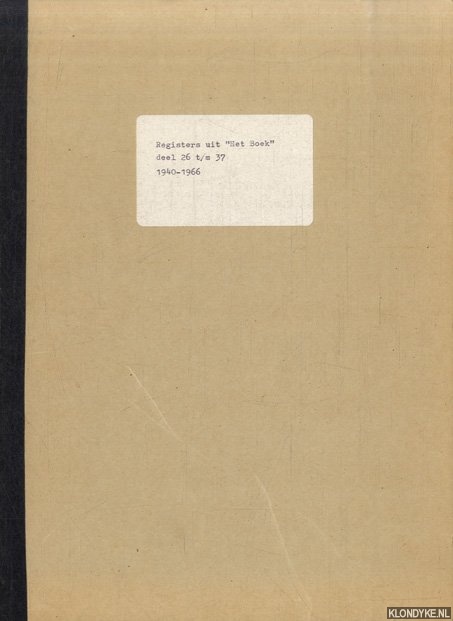 Diverse auteurs - Registers uit 