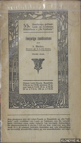 Bleeker, S. - Eenjarige zaaibloemen
