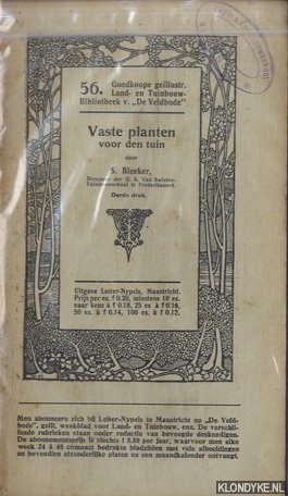 Bleeker, S. - Vaste planten voor den tuin