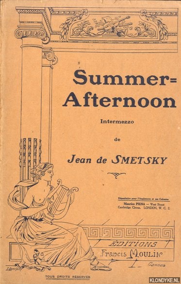 Smetsky, Jean de - Summer-Afternoon. Intermezzo pour orchestre