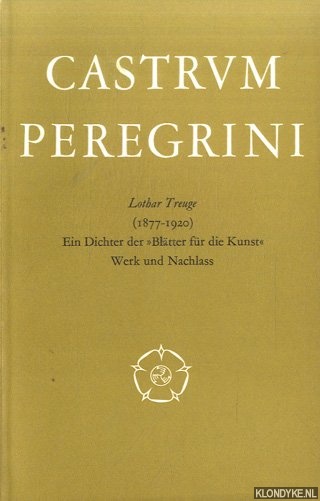Kluncker, Karlhans (eingeleitet und ausgewhlt von) - Lothar Treuge (1877-1920). Ein Dichter der 