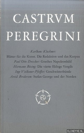 Kluckner, Karlhans - Bltter fr die Kunst. Die redaktion und das Korpus