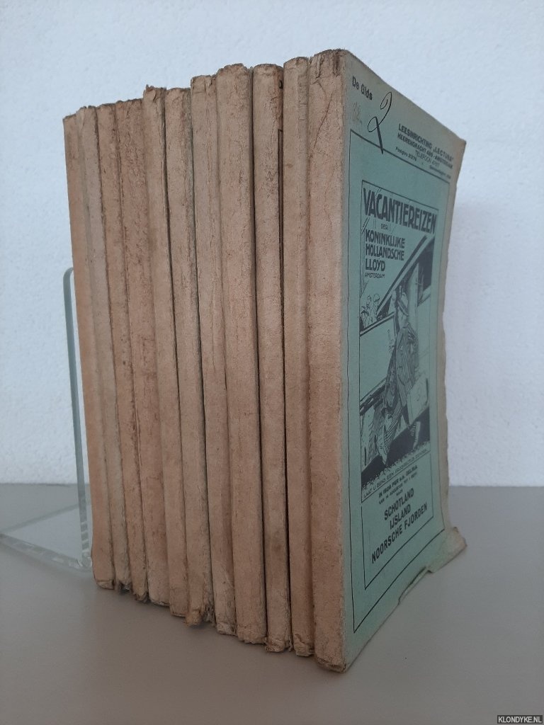 Blom, D. van & H.T. Colenbrander & A. Roland Holst & N. Roland Holst & J. Huizinga & M. Nijhoff - e.a. (redactie) - De Gids. Twee en negentigste jaargang 1928. Nummer 2 tot en met 12