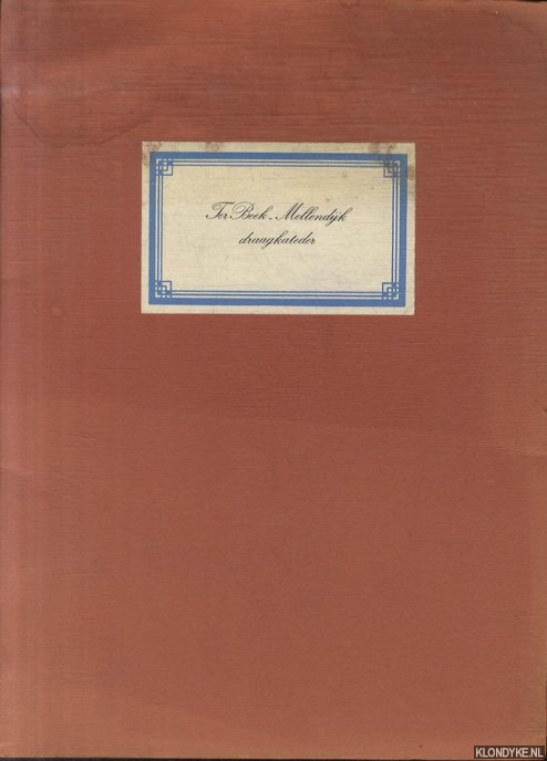 Ebeling Koning, H. - Ter Beek-Mellendijk draagkateder *GESIGNEERD*
