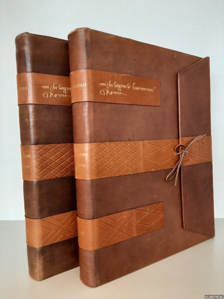 Girardi, E.N. (Introduction) - Michelangiolo Buonarroti con 17 incisioni in rame di Marc Dautry (2 volumes)