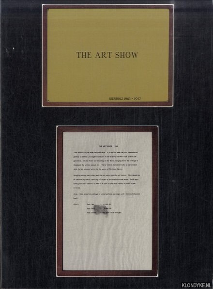 Kienholz, Edward - The Art Show. Edward Kienholz 1963-1977
