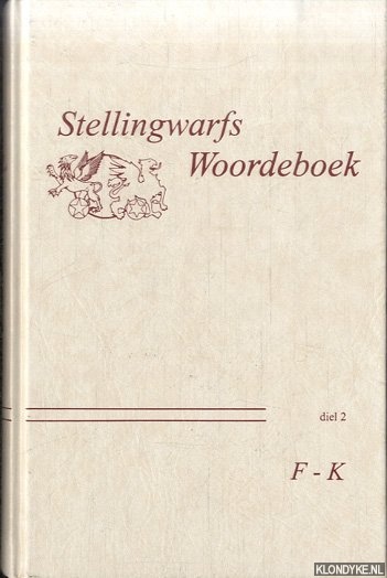 Bloemhoff, Henk - Stellingwarfs Woordeboek diel 2: F - K