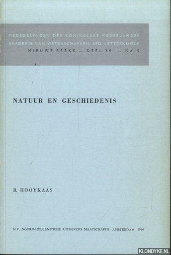 Hooykaas, R. - Natuur en geschiedenis