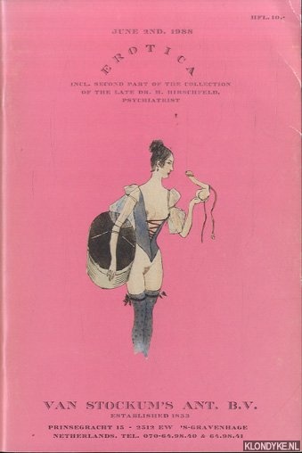 Various - Erotica: June 2nd 1988 - Incl. second part of the collection of the late dr. H. Hirschfeld, psychiatrist
