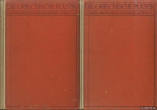 Lwy, Emanuel - Die griechische Plastik (2 volumes)