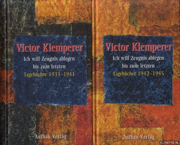Klemperer, Victor - Ich will Zeugnis ablegen bis zum letzten: Tagebcher 1933-1945 (2 volumes in box)