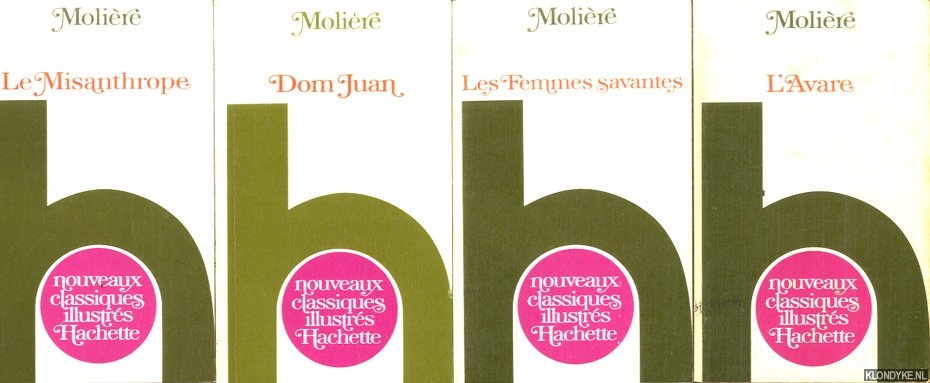 Molire - L'Avare; Les Femmes savantes; Dom Juan; Le Misanthrope (4 volumes)