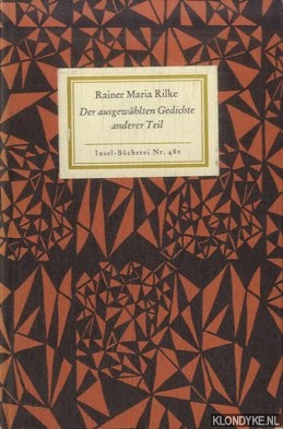 Rilke, Rainer Maria - Der ausgewhlten Gedichte. Anderer Teil