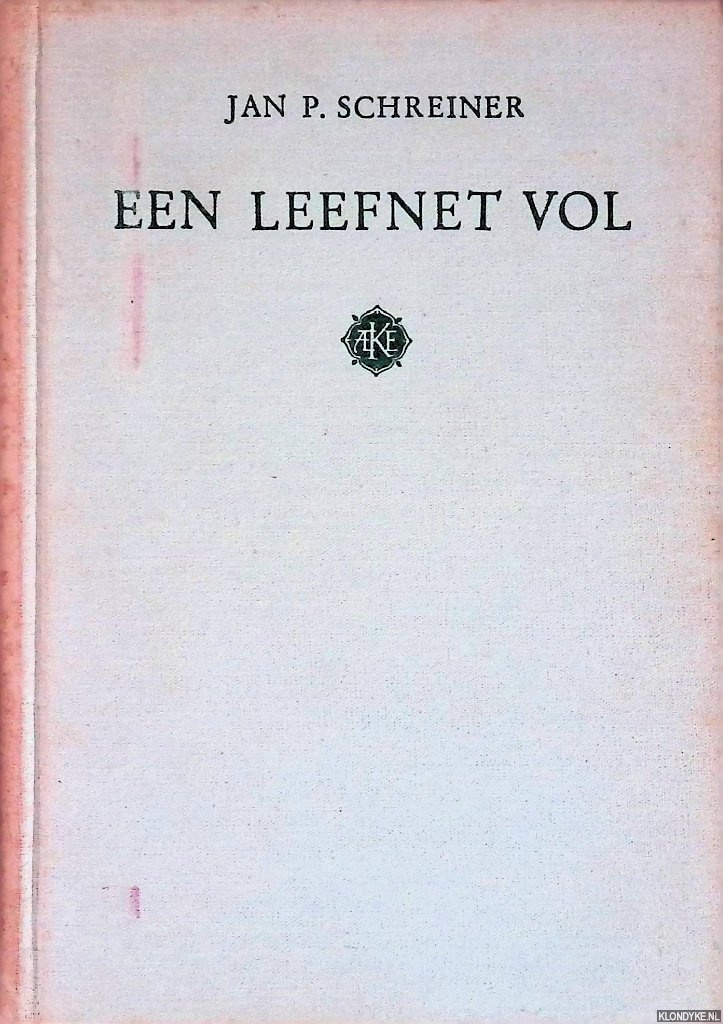 Schreiner, Jan P. - Een leefnet vol Voorn-, brasem- en karpervissen