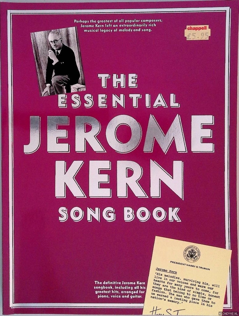 Kern, Jerome - The Essential Jerome Kern Songbook