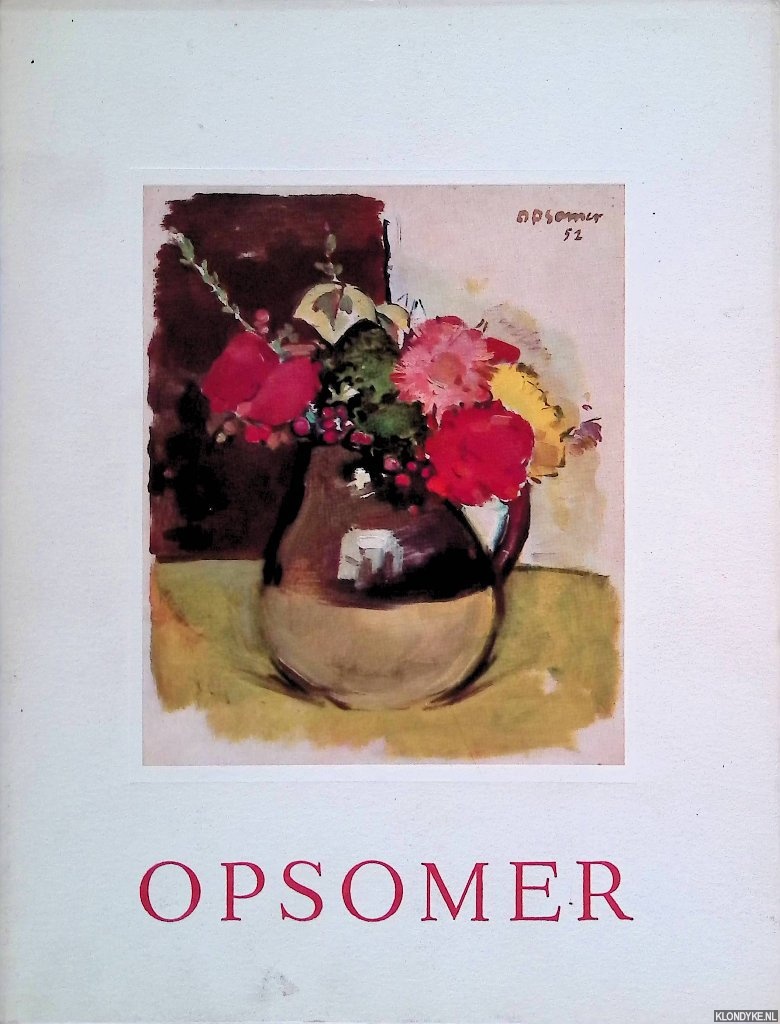 Vanzype, Gustave - Opsomer