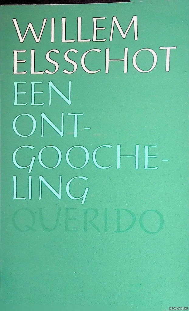 Elsschot, Willem - Een ontgoocheling