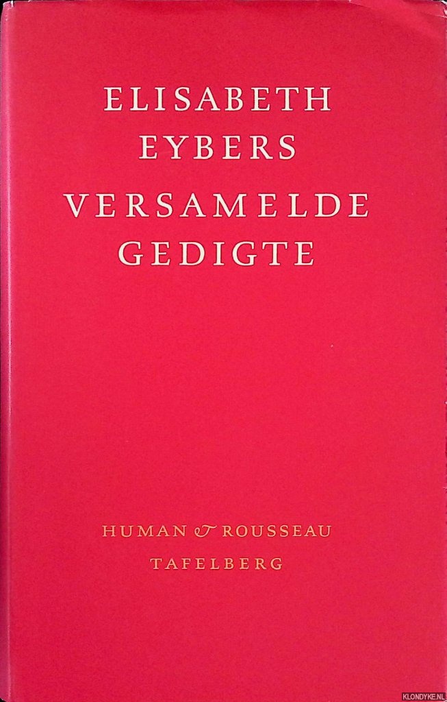 Eybers, Elisabeth - Versamelde Gedigte