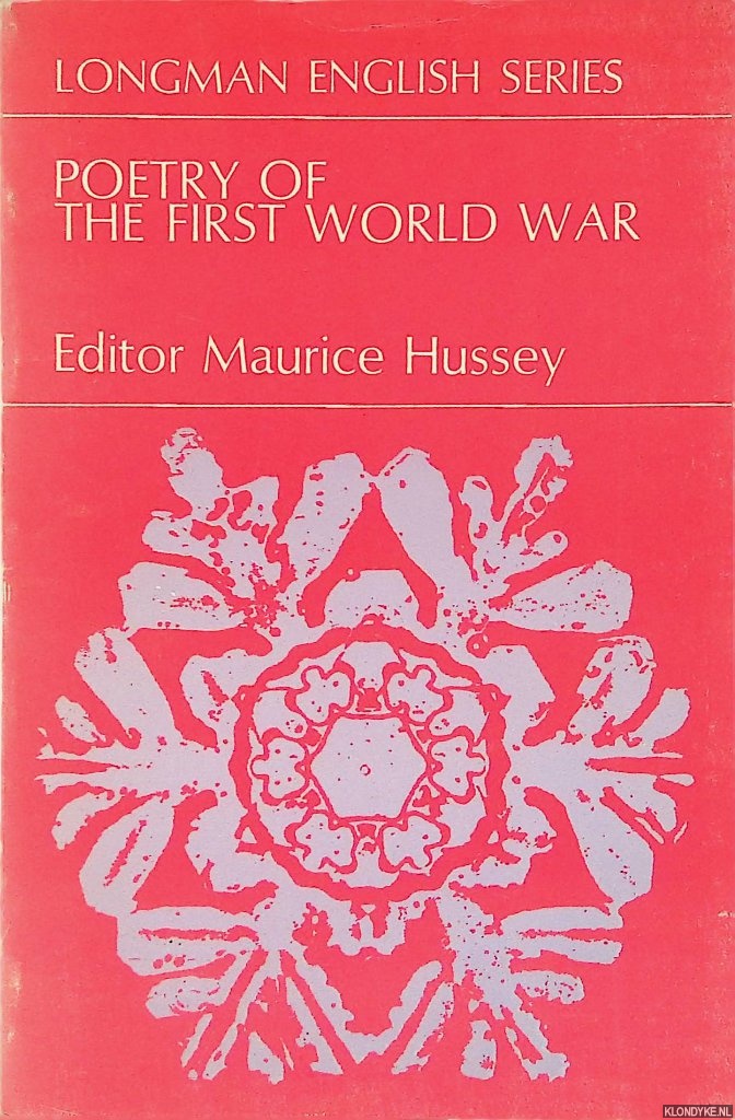 Hussey, Maurice - Poetry of the First World War