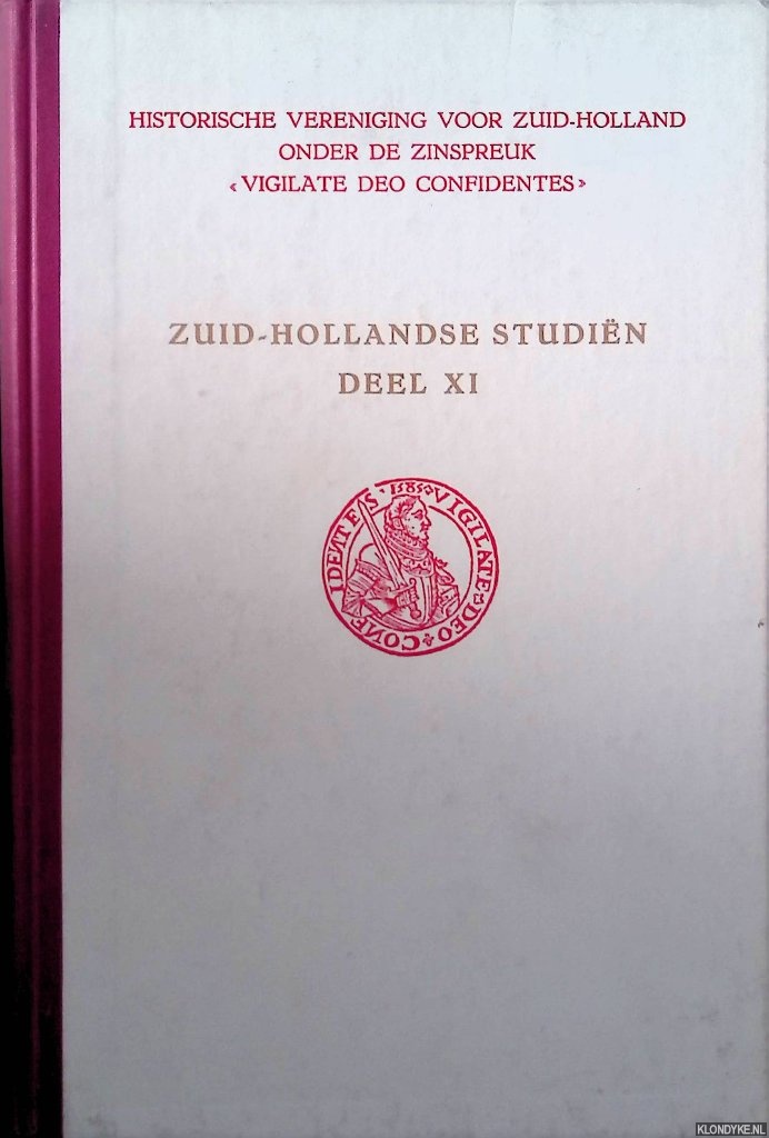 Gouw, J.L. van der (voorwoord) - Zuid-Hollandse Studin Deel XI