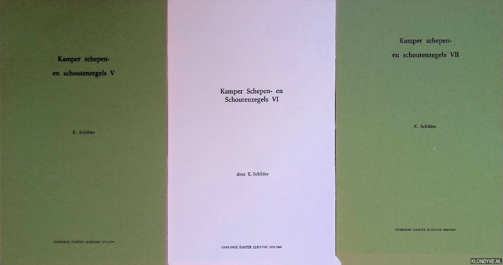 Schilder, K. - Kamper schepen- en schoutenzegels (3 delen uit deze serie)
