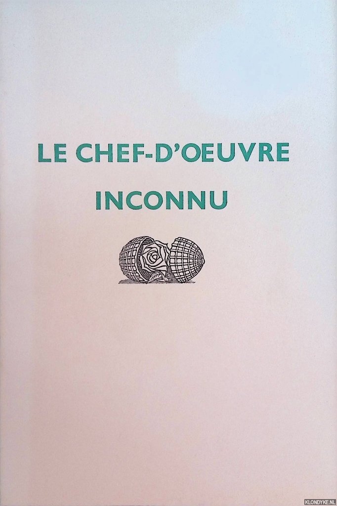 Balzac, Honor de - Le chef-d'oeuvre inconnu