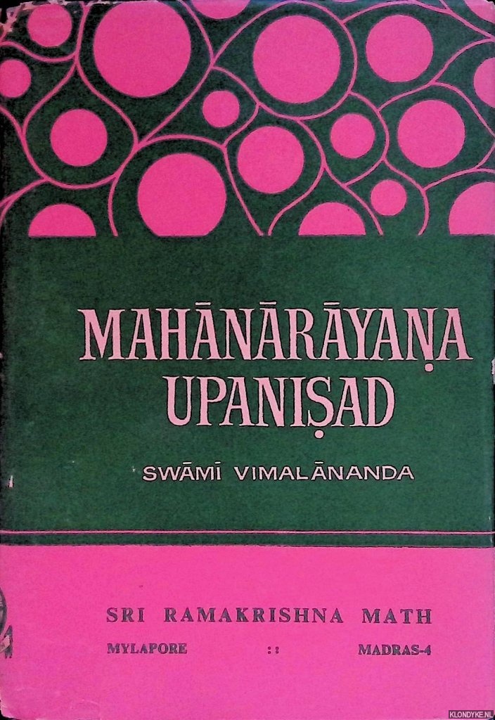 Vimalananda, Swami - Mahanarayana Upanisad