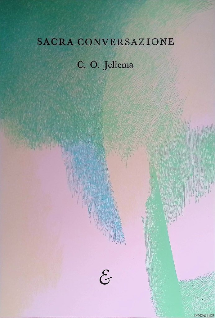 Jellema, C.O. & Gouke Notebomer (omslag) - Sacra conversazione *GESIGNEERD*
