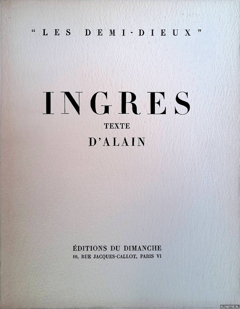 Alain - Ingres: 