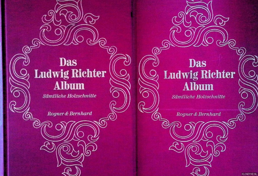 Stubbe, Wolf (Einleitung von) - Das Ludwig Richter Album. Smtliche Holzschnitte (2 volumes)