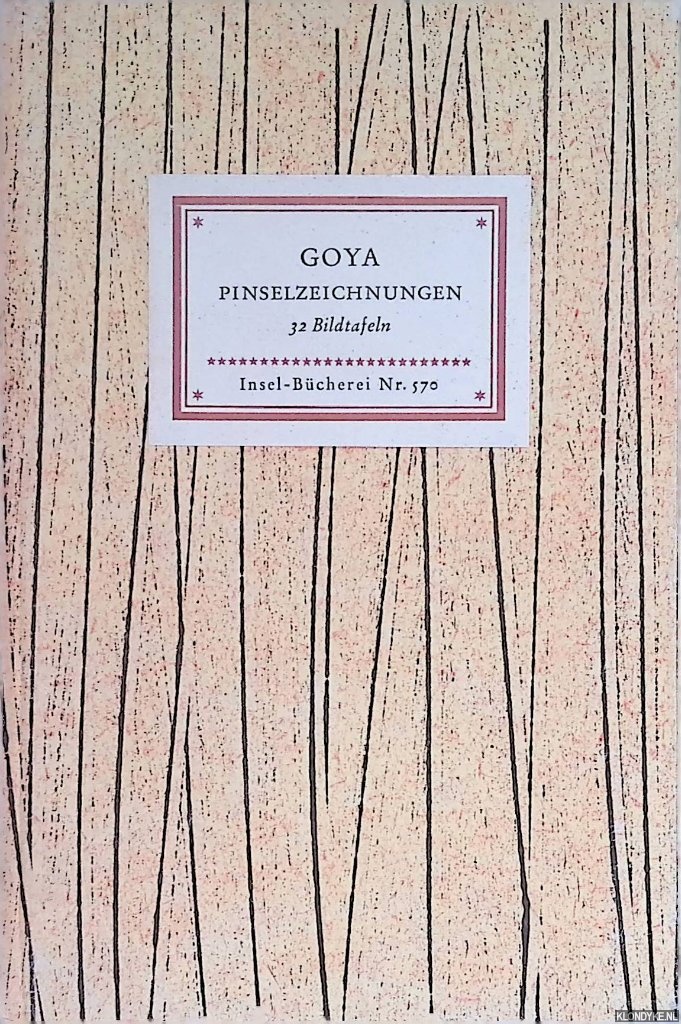 Goya, Francisco - Goya: Pinselzeichnungen. 32 Bildtafeln