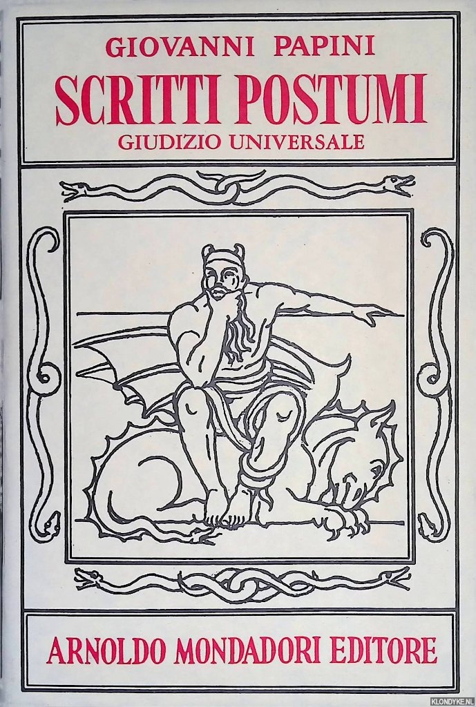 Papini, Giovanni - Scritti postumi. Giudizio Universale