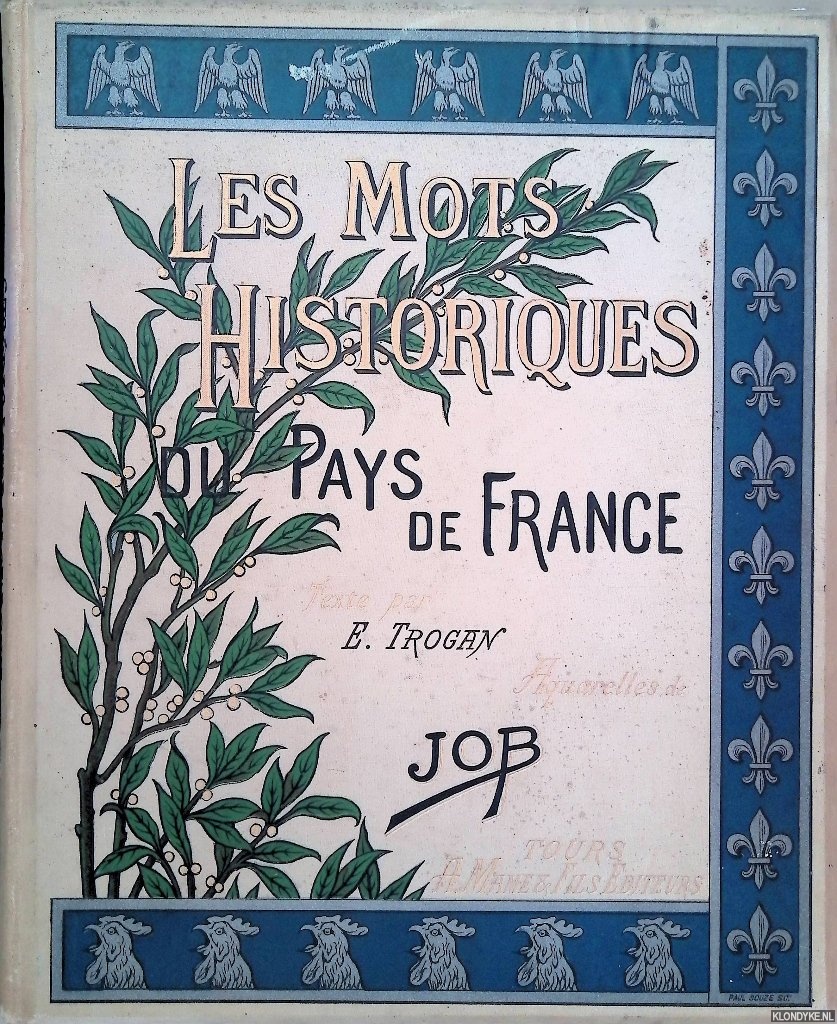 Trogan, Edouard - Les mots historiques du Pays de France
