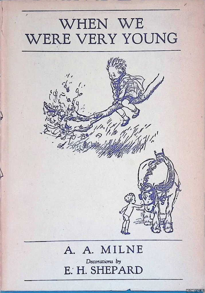Milne, A.A. & E.H. Shepard (decorations by) - When we were very young
