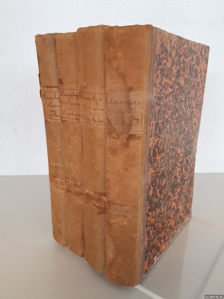 Macaulay, T.B. - Geschiedenis van Engeland sedert de troonbestijging van Jacobus II (4 delen)