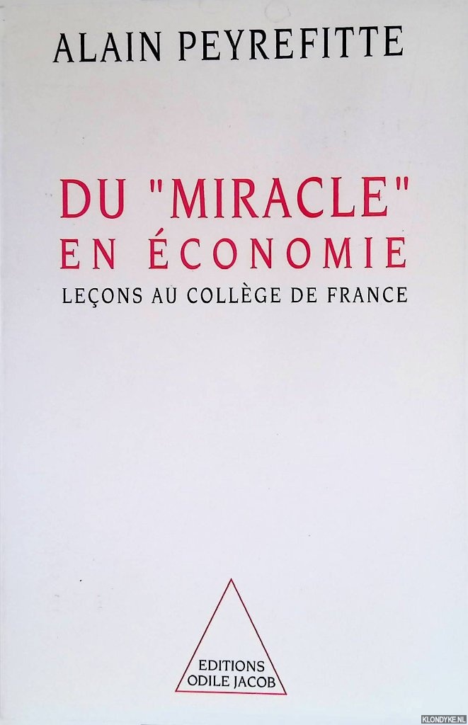 Peyrefitte, Alain - Du 