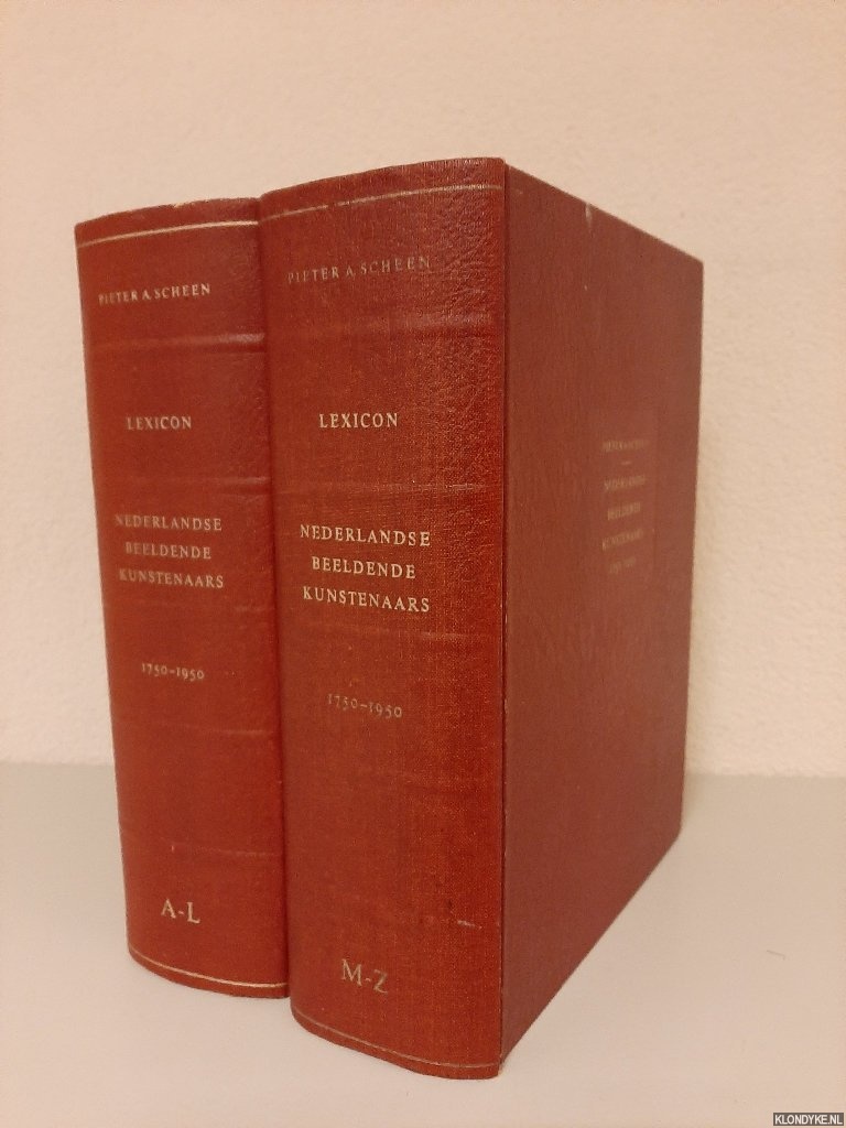 Scheen, Pieter A. - Lexicon Nederlandse Beeldende Kunstenaars 1750-1950 (2 delen)