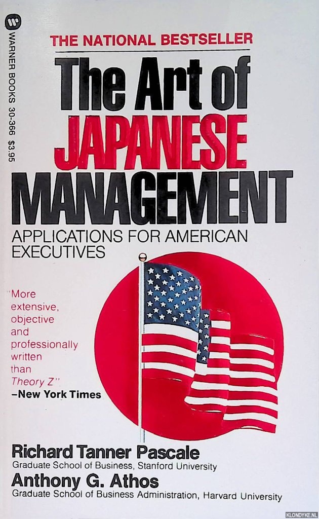 Pascale, Richard Tanner & Anthony G. Athos - The Art of Japanese Management
