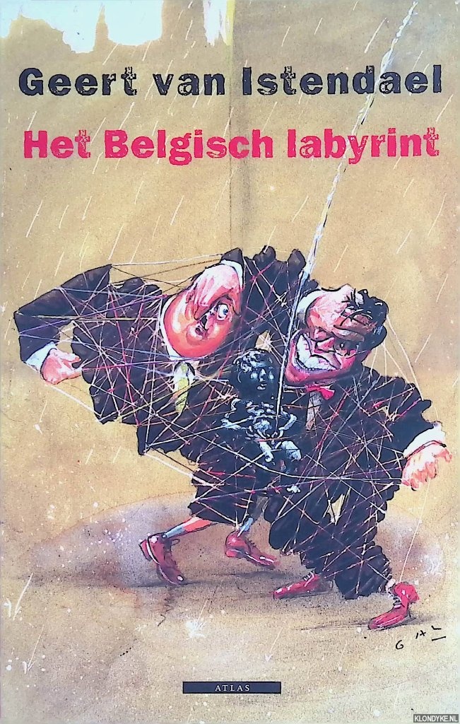 Istendael, Geert van - Het Belgisch labyrint. Een wegwijzer (overschilderd natuurlijk)