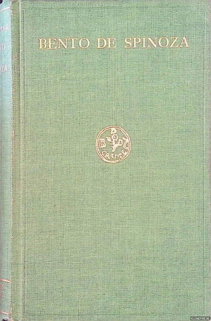 Tak, W.G. van der - Bento de Spinoza. Zijn leven, en gedachten over de wereld, den mensch en den staat