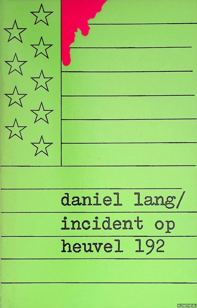 Lang, Daniel - Incident op heuvel 192
