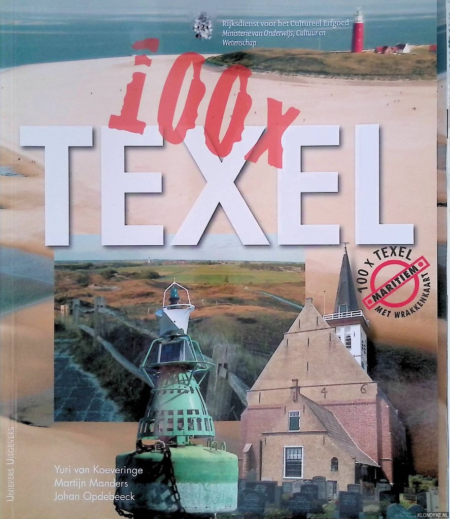 Koeveringe, Yuri van - 100x Texel Maritiem met losse wrakkenkaart