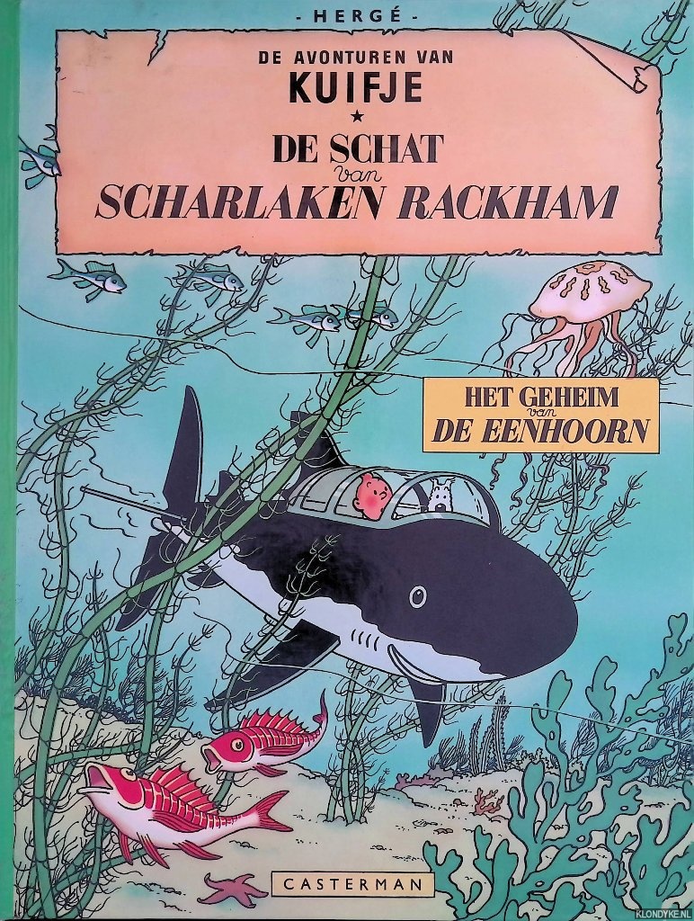 Herg - Draaiboek Kuifje: 1) De schat van Scharlaken Rackham; 2) Het geheim van de Eenhoorn