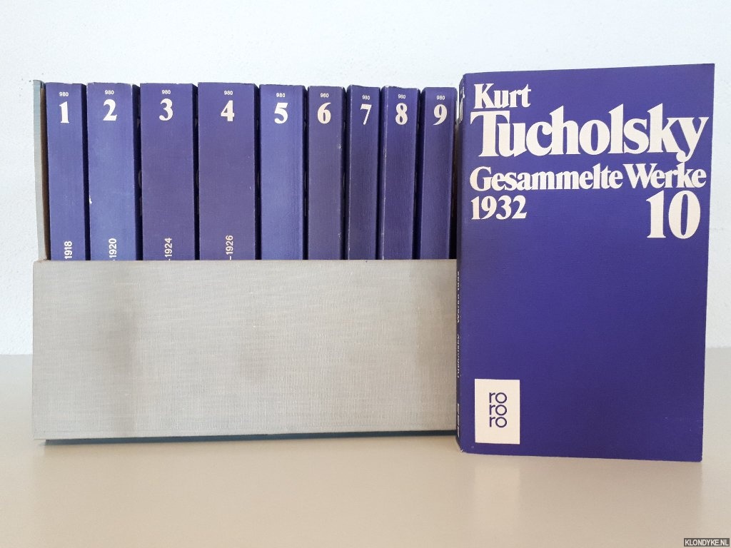 Tucholsky, Kurt - Gesammelte Werke 1907-1932 (10 volumes in box)