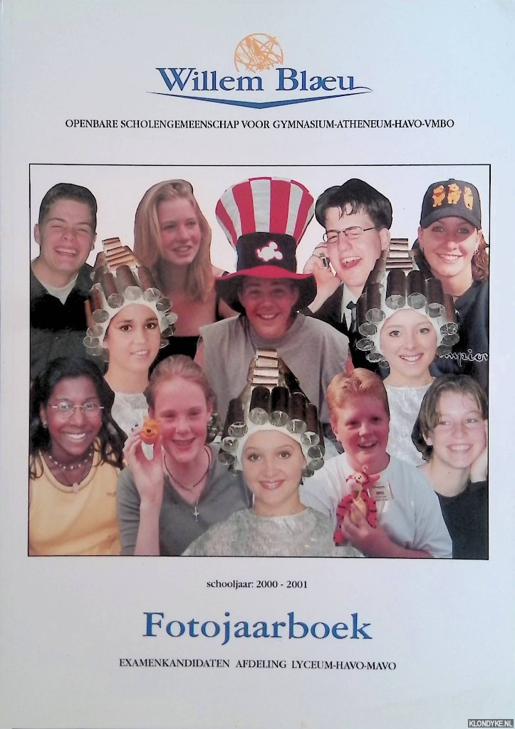 Pot, Marianne (voorwoord) - Willem Blaeu: Openbare scholengemeenschap voor Gymnasium-Atheneum-Havo-VMBO. Fotojaarboek schooljaar 2000-2001. Examenkandidaten afdeling Lyceum-HAVO-MAVO
