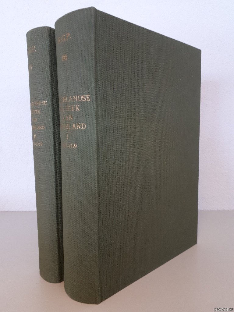 Smit, Mr. Dr. C. - Bescheiden betreffende de buitenlandse politiek van Nederland 1848-1919. Derde periode 1899-1919. Vijfde deel: 1917-1919. Eerste stuk en Tweede stuk (2 delen)