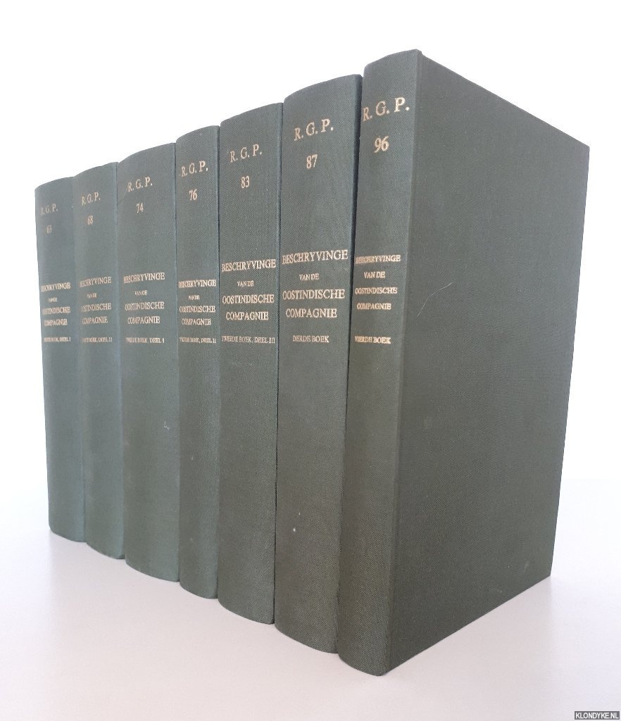 Dam, Pieter van & Frederik Willem Stapel - Beschryvinge van de Oostindische Compagnie (7 delen)